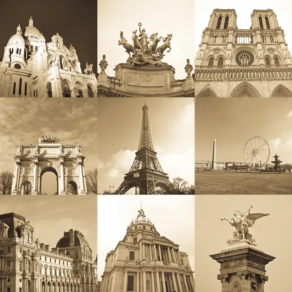 Collage de París —  Fotos de Stock