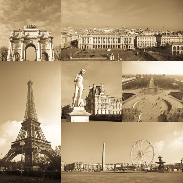 Paris collage — Stock Photo, Image