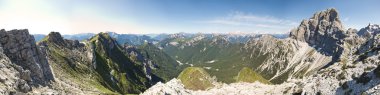 güzel doğal görünüm dolomites dağ, monte duranno, İtalya