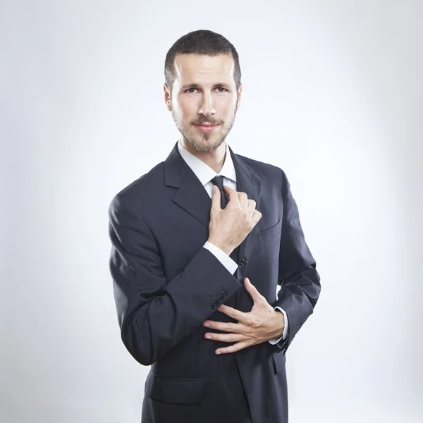 Jovem legal empresário retrato — Fotografia de Stock