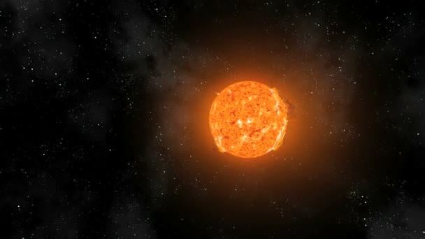 Éruptions du soleil Flyby CGI HD 
