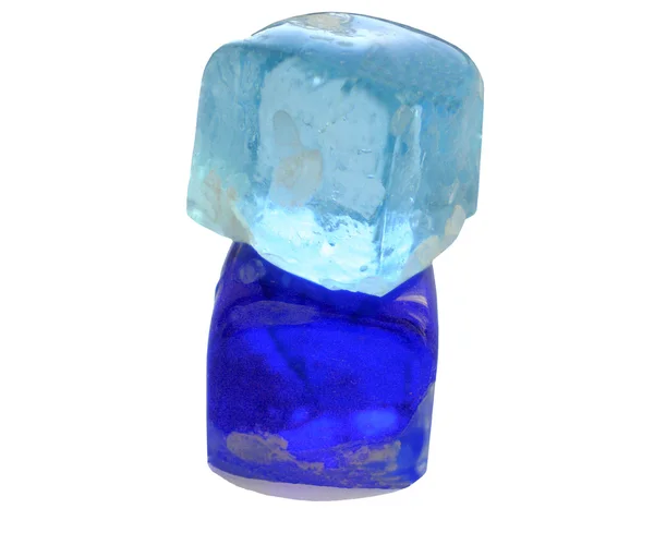 mavi ve koyu mavi kristalleri