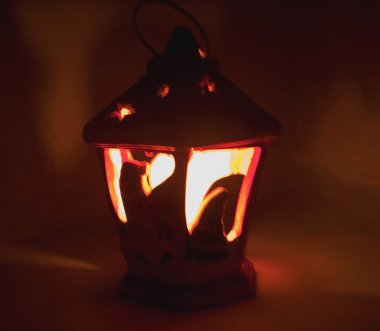 égő gyertya Lantern