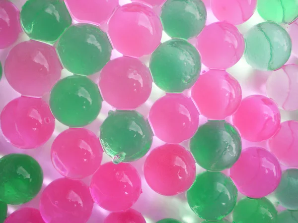 Yeşil ve pembe top arka plan