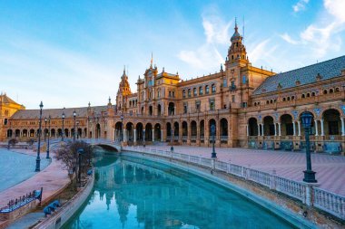 Plaza de Espana, Sevilla, İspanya