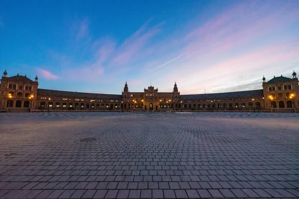 Plaza Espana Sewilla Hiszpania — Zdjęcie stockowe