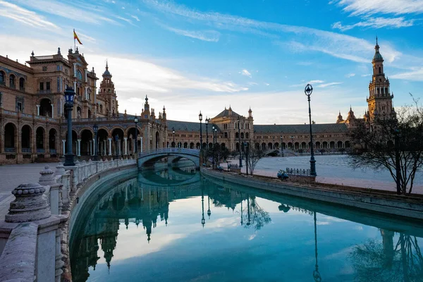 Plaza de Espana, Sevilla, İspanya