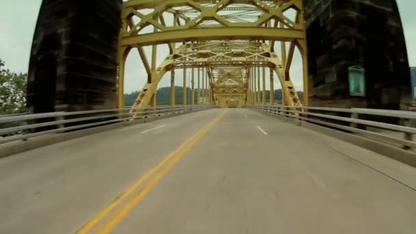 16th street brug in pittsburgh — Stockvideo