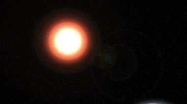 Güneş uzay Earth animasyon