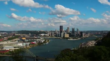 Pittsburgh manzarası Timelapse