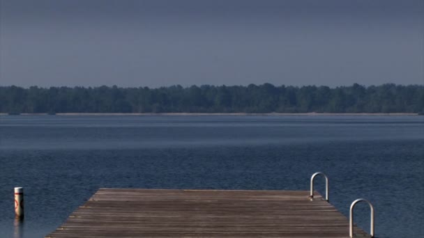 Dock 的末端. — 图库视频影像