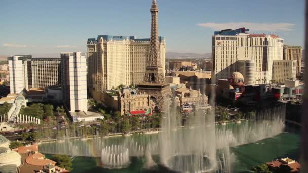 Bellagio Fountain Show — Stock Video