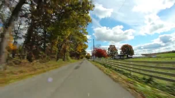 Campo de conducción POV — Vídeo de stock