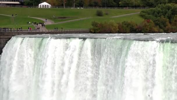 Niagara falls w zwolnionym tempie — Wideo stockowe