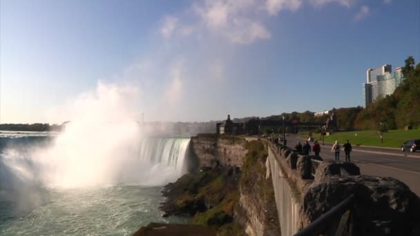 Niagara falls w zwolnionym tempie — Wideo stockowe