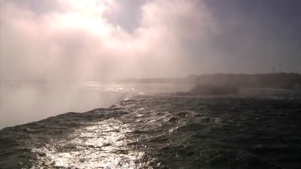 尼亚加拉大瀑布在慢动作 — 图库视频影像