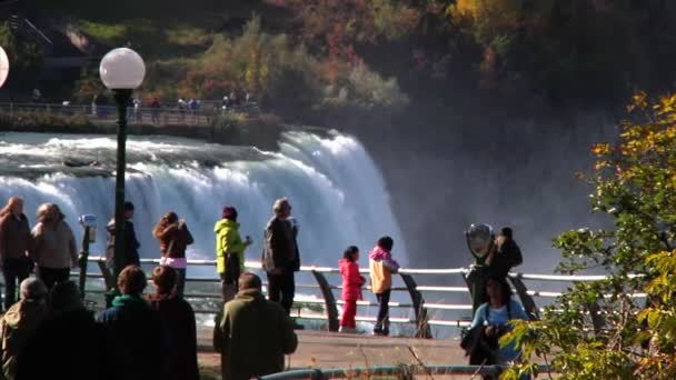 Niagara Falls in slow-motion — Stock Video