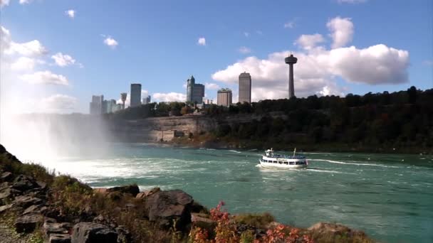 Niagara-vízesés a slow-motion — Stock videók