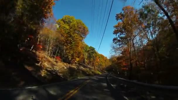 Pennsylvania mellékutcában vezetés Pov — Stock videók