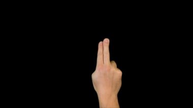 bir dizüstü bilgisayarın Multi-jest trackpad çeşitli kullanımlarını gösteren.