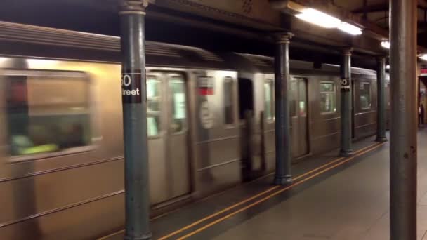 Metrô de Nova York — Vídeo de Stock