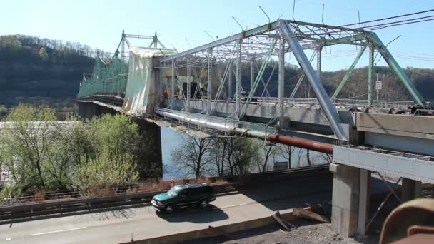 Construction du pont Ambridge 