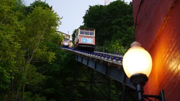 Monongahela Incline — Stockvideo