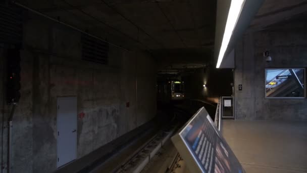 Pittsburgh tunnelbana — Stockvideo