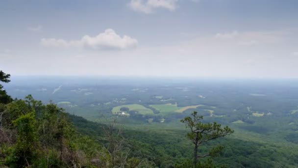 View from Pilot Mountain Time Lapse — Stock Video