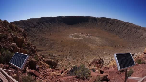 Meteor crater širokého od3693 - 1080p — Stock video