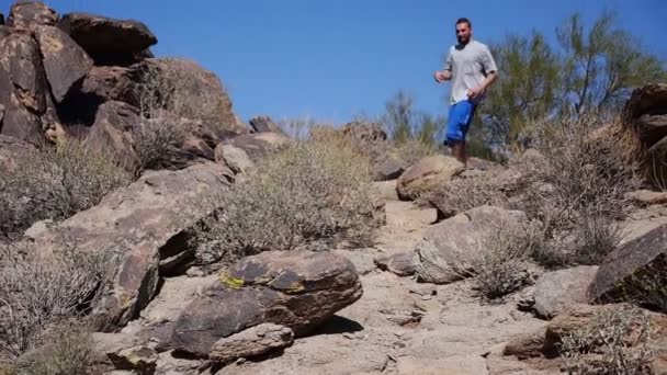 Desierto corriendo OD3663-1080p — Vídeo de stock