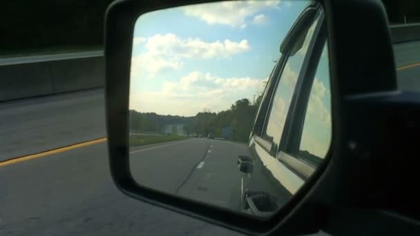 Rear View Mirror — Stock Video