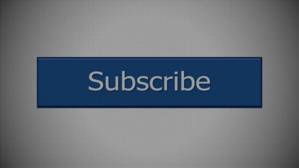 Subscribe Button — Stock Video