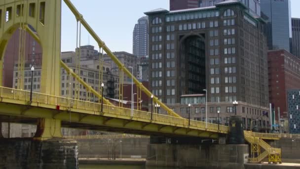 Gebäude in Pittsburgh — Stockvideo