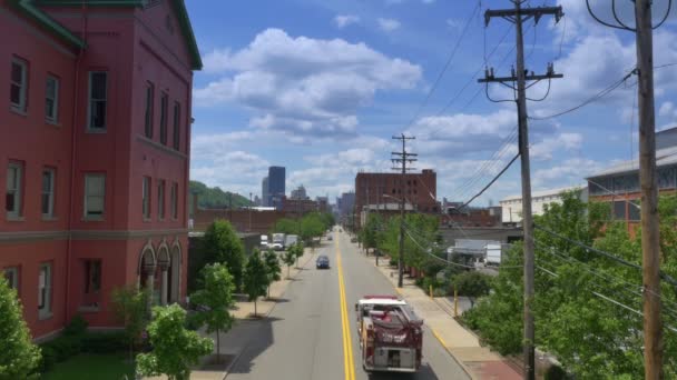 Pittsburgh atış kurulması — Stok video
