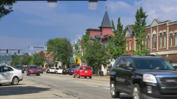 Cidade pequena Usa — Vídeo de Stock