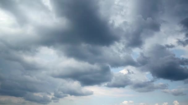 Período temporal das nuvens de trovão — Vídeo de Stock