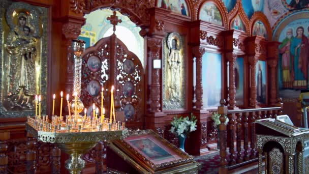 Der orthodoxe Kirchenchor — Stockvideo