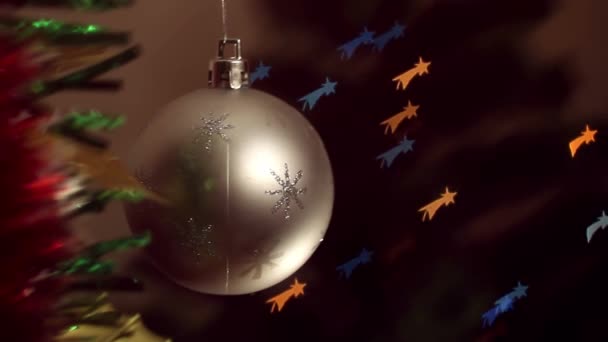 Christmas decorations — Stock Video