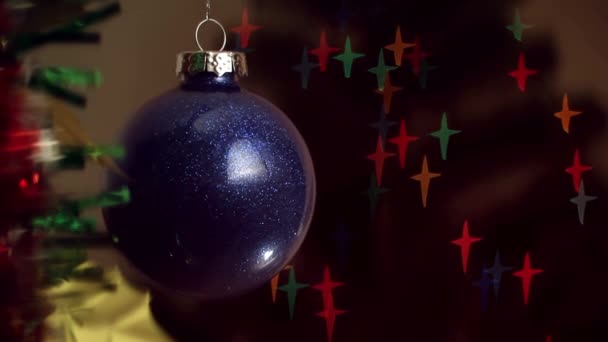 Kerstversiering — Stockvideo