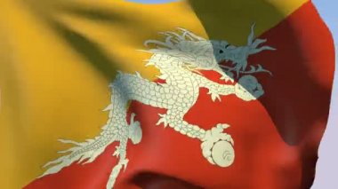 bhutan Krallığı bayrağı