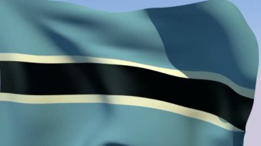 Botsvana Cumhuriyeti bayrağı