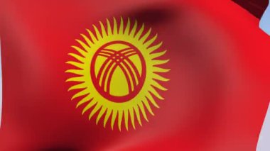 Kırgızistan bayrağı