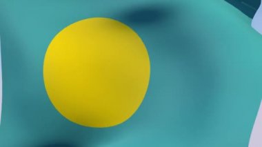 palau Cumhuriyeti bayrağı