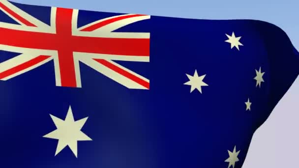 Flag of Australia — Stock Video