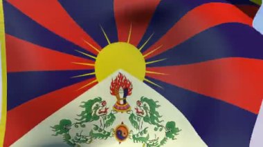 tibet bayrağı