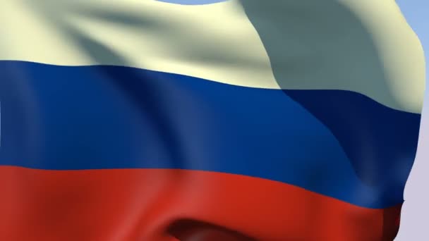 Flag of Russian Federation — Stock Video