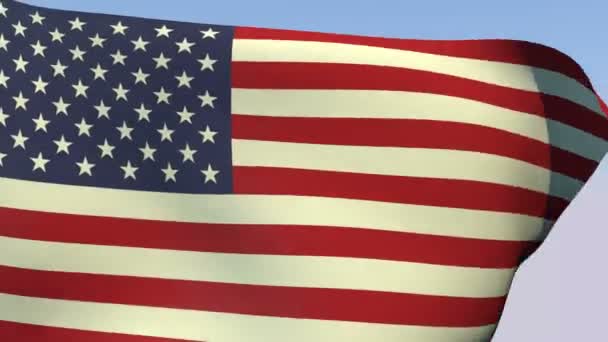 Flag of the United States — Stock Video