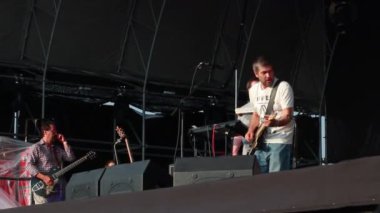 Russian Rock Band 'Splean' performance at the rock festival 'The Best City'