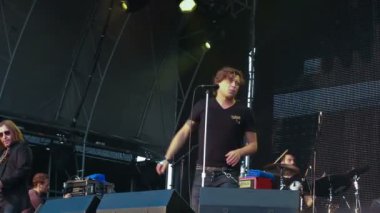 Rus rock band BI-2 canlı performans rock Festivali en güzel şehir